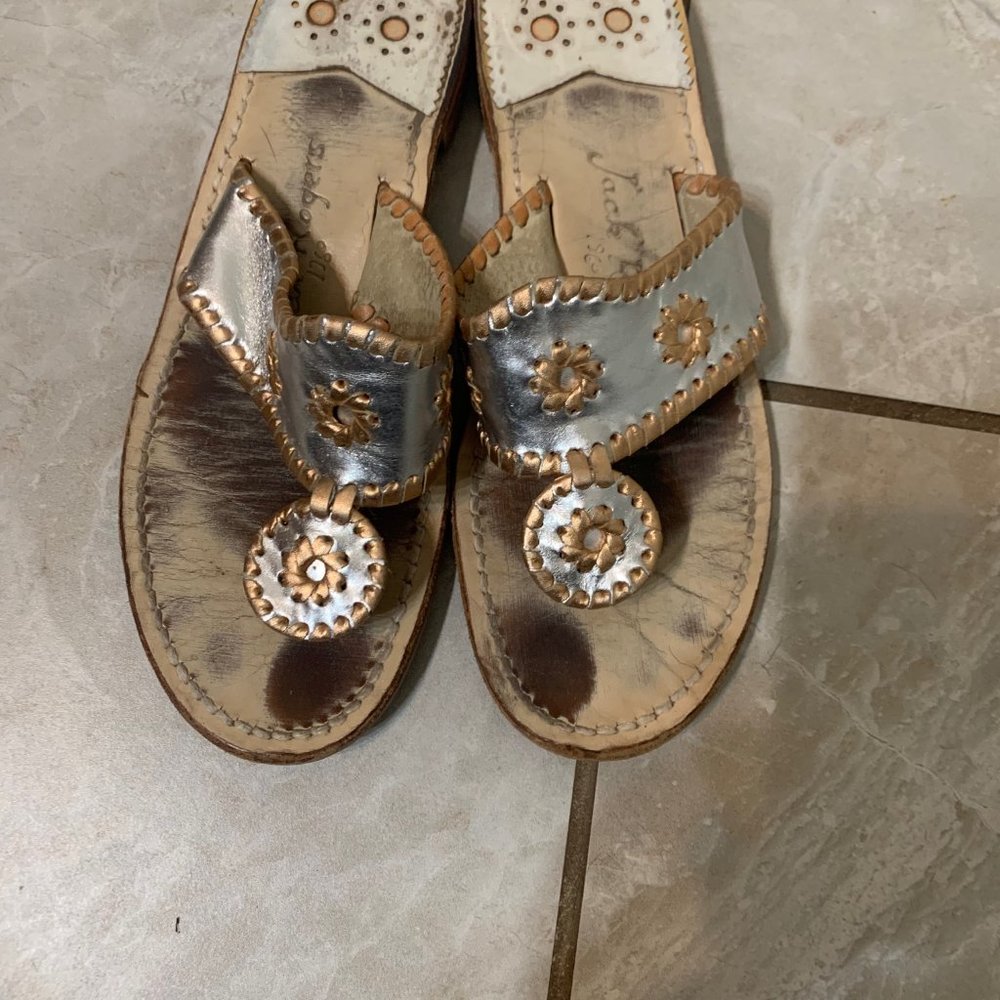 Gold/Silver Jack Rogers Sandals